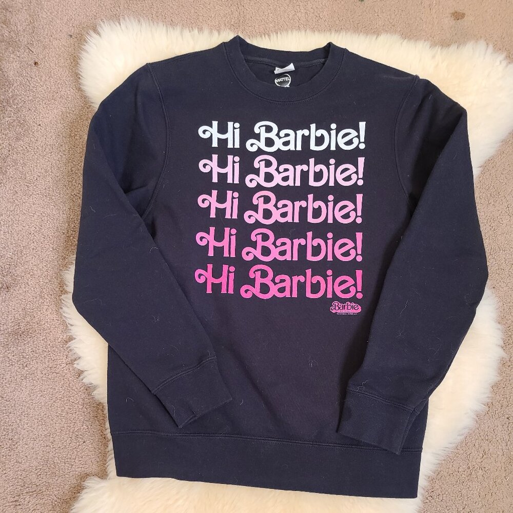 Mattel Barbie The Movie - Hi Barbie! Sweatshirt - Small